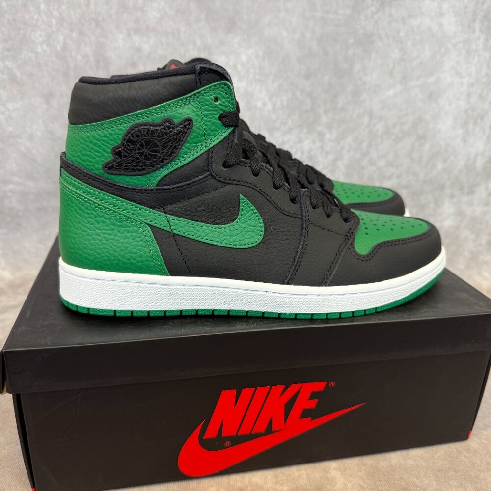 Air Jordan 1 Retro High OG – Black / Pine Green / White / Gym Red (Men’s Size 9) - Picture 2 of 7